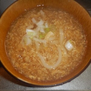 生姜パワーでぽっかぽか★卵あんかけうどん